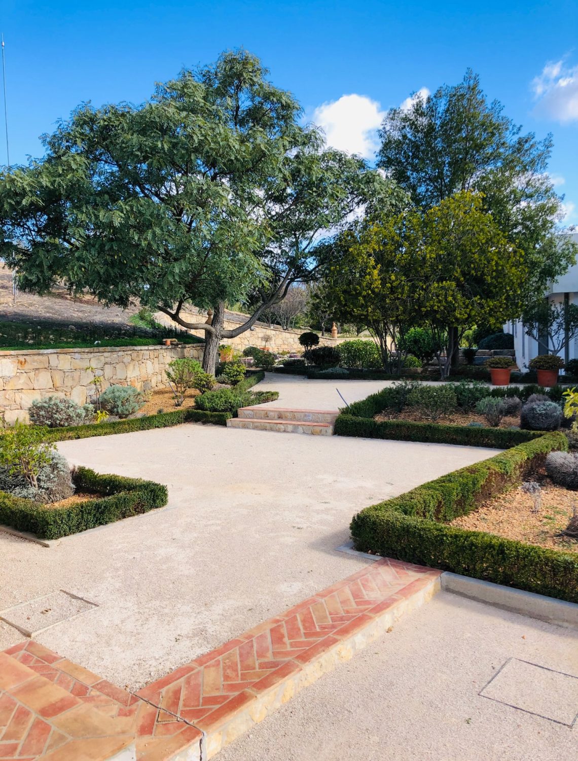 Accès à la maison depuis le Jardin en Algarve