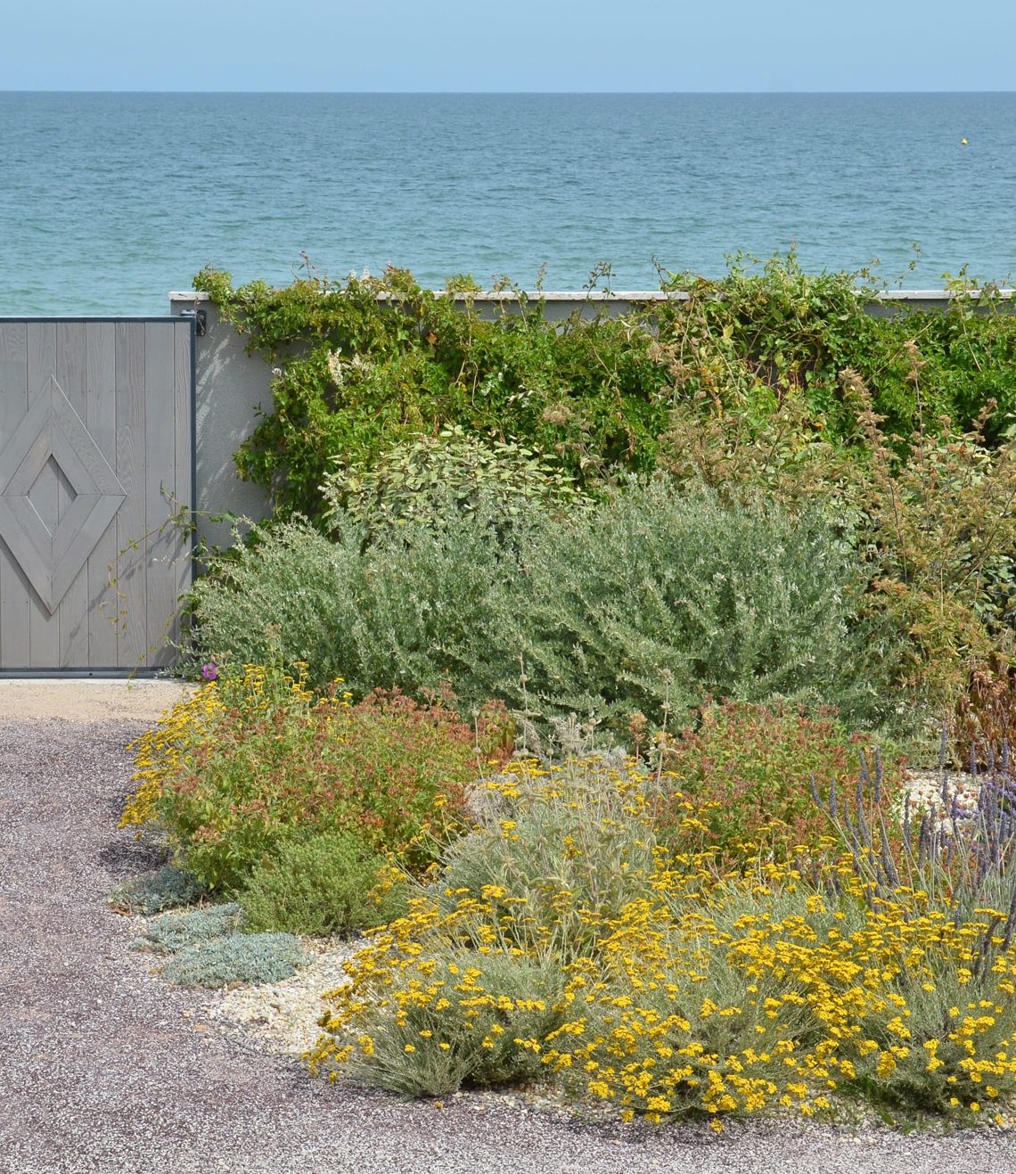 l'esprit méditerranéen des essences du jardin en front de mer