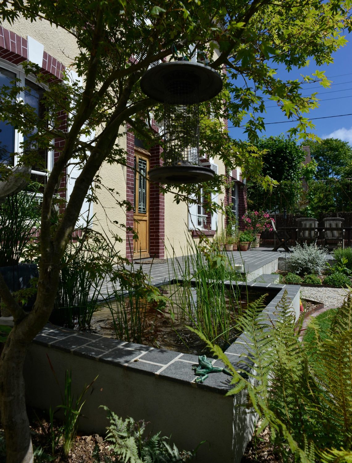 Bassin du Jardin de Flandre à Cabourg