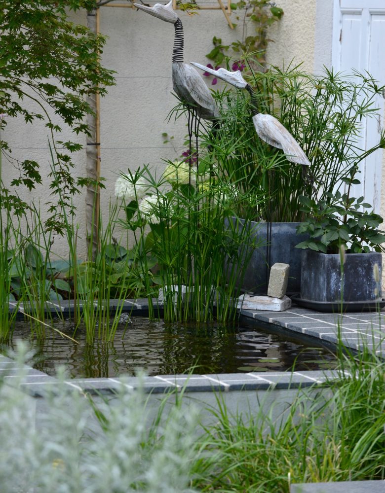 Bassin du Jardin de Flandre à Cabourg