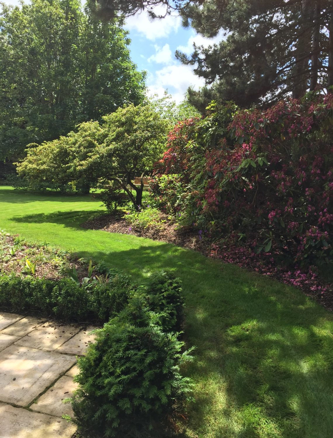 Jardin de la chaumière en littoral