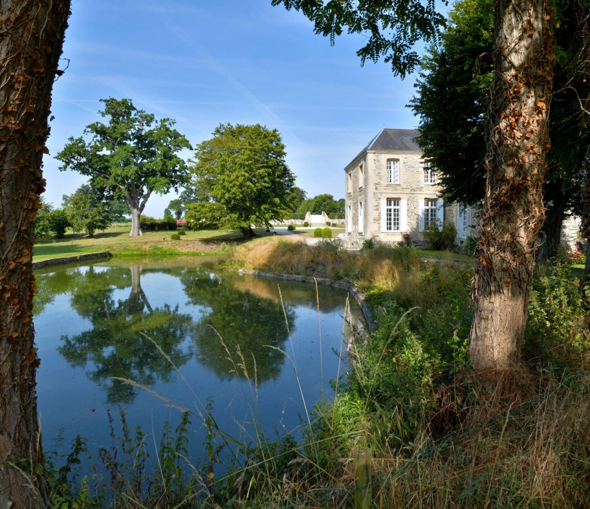 L'étang dans un jardin historique