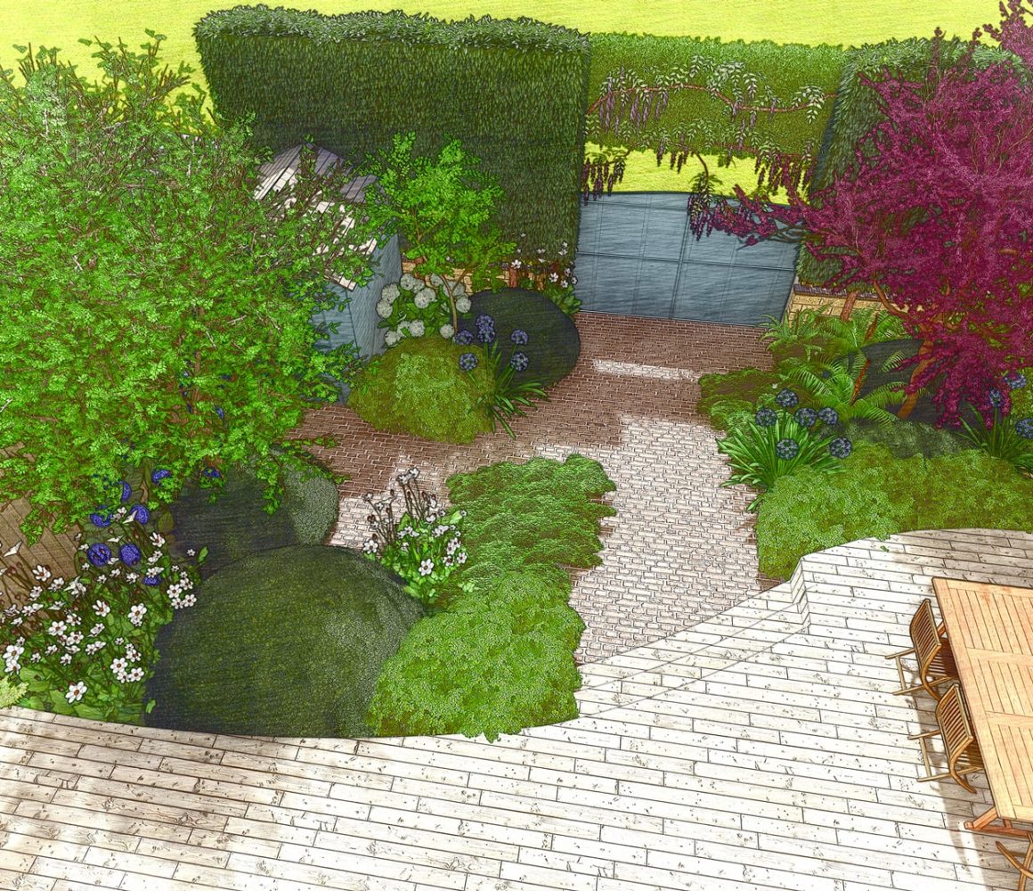 Modélisation 3D du jardin cocon